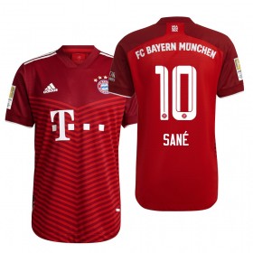 Jalkapallo Pelipaidat FC Bayern München Leroy Sane 10 Kotipaita 2021-2022 Lyhythihainen